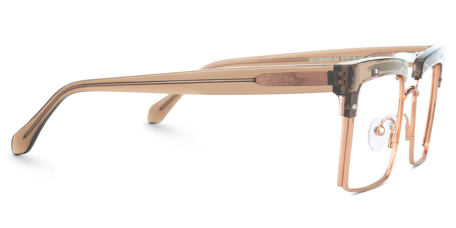 Designer Kiana Beige Frame Glasses | ZEELOOL Canada3