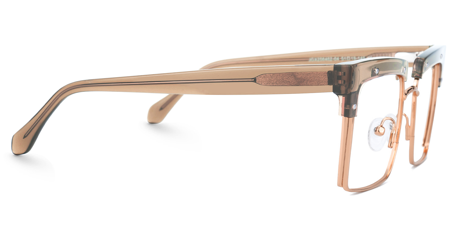 Designer Kiana Champagne Frame Glasses | ZEELOOL Canada3