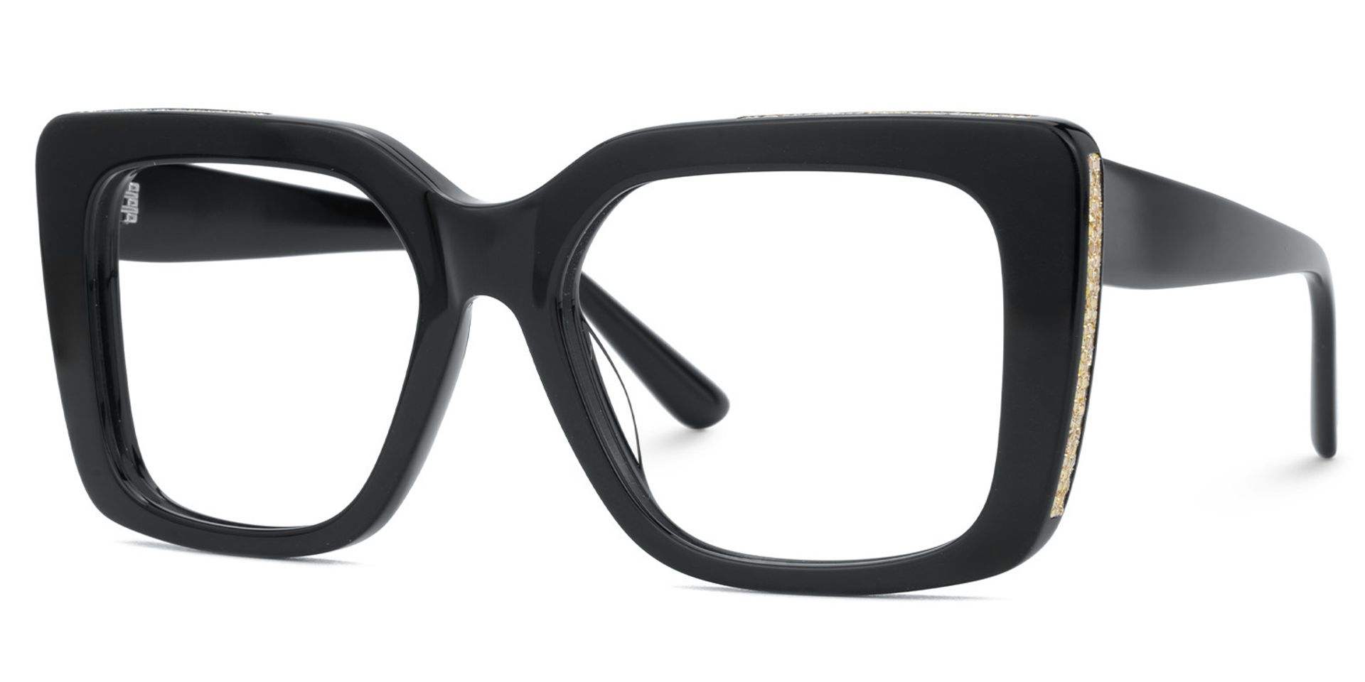 Black Rectangle Glasses Frames Maynard Glasses with Full-Frame | ZEELOOL Canada2