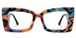 Mitia Rectangle Multicolor Glasses0