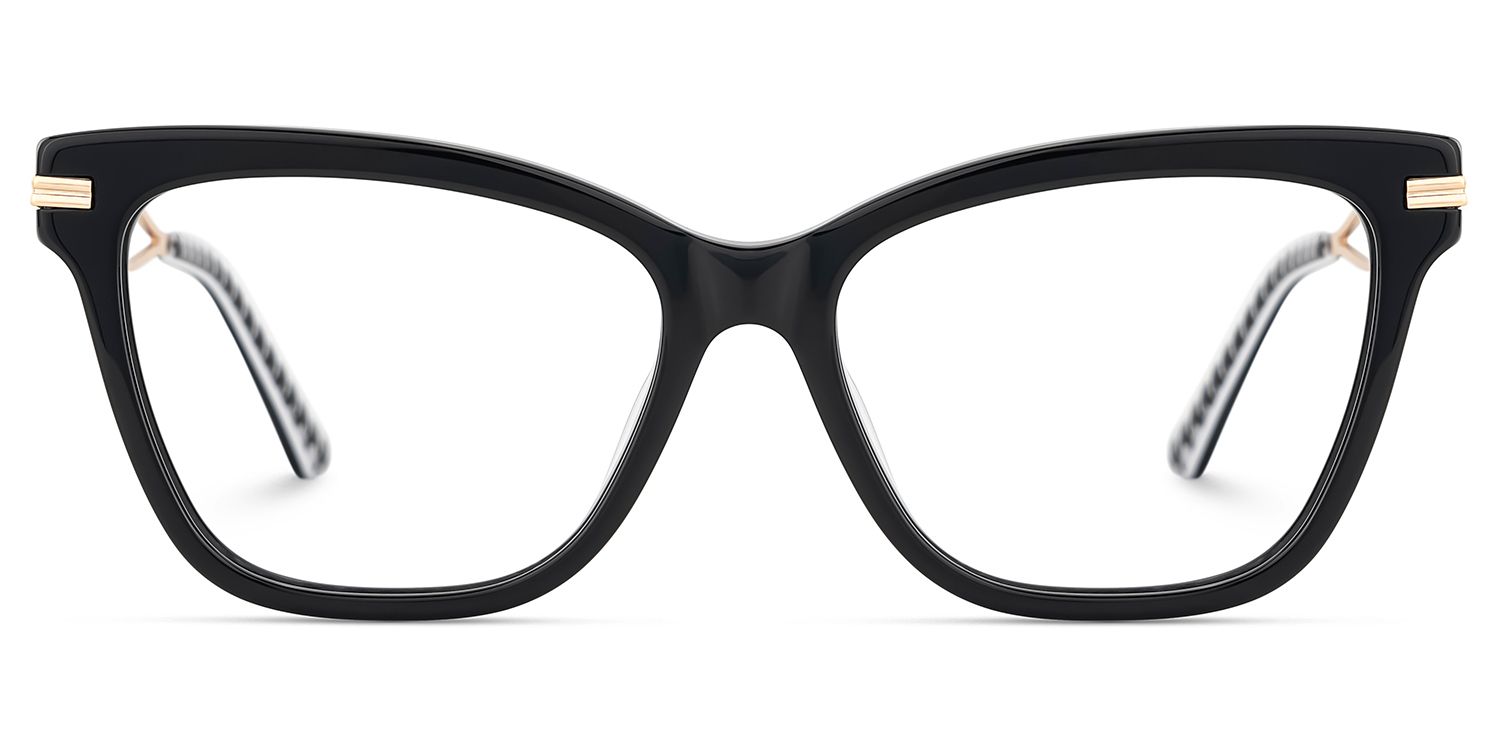 Mason Eyeglasses in Cat eye Black Frame | ZEELOOL Canada1