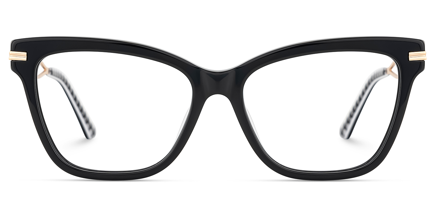 Mason Eyeglasses in Cat eye Black Frame | ZEELOOL Canada1