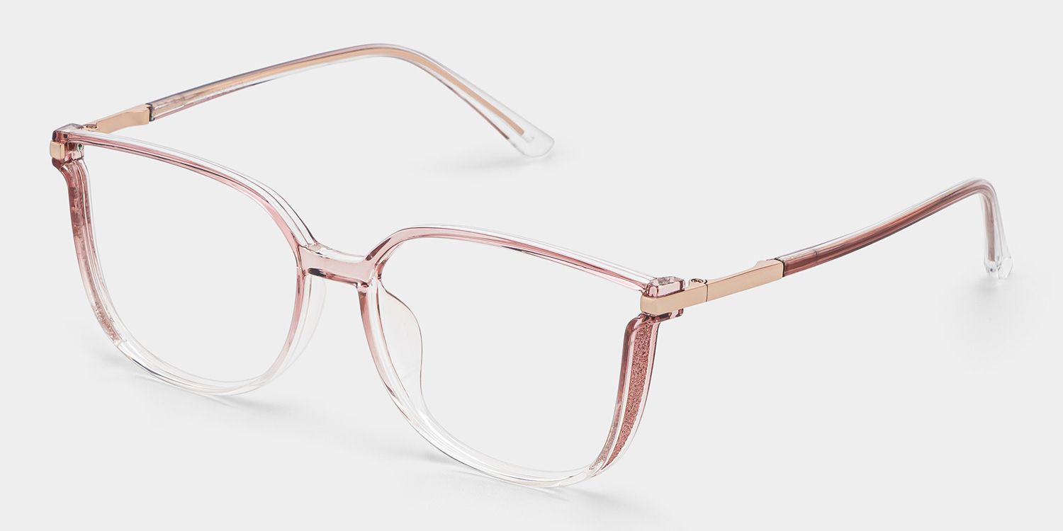 Rodz Square Pink Frame Glasses | ZEELOOL Canada Optcial2