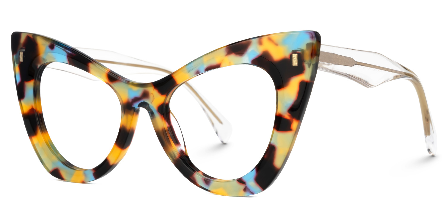 ZEELOOL Tiffenie Cateye Tortoise Glasses