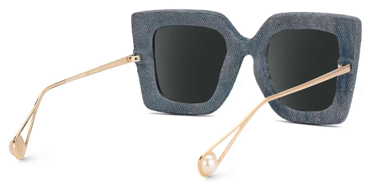 Latanya Acetate Blue Frame Sunglasses | ZEELOOL CA3