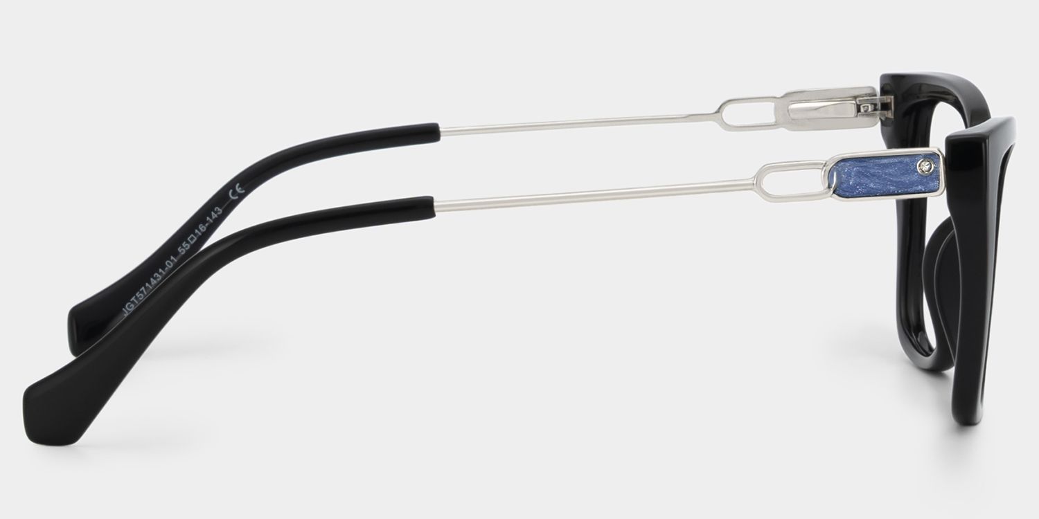 Celeste Black Cat Eye Glasses Frames | ZEELOOL4