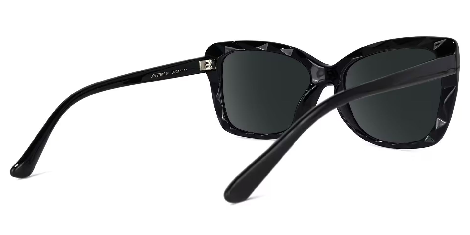 Wendell Cateye Black Sunglasses | ZEELOOL Canada3