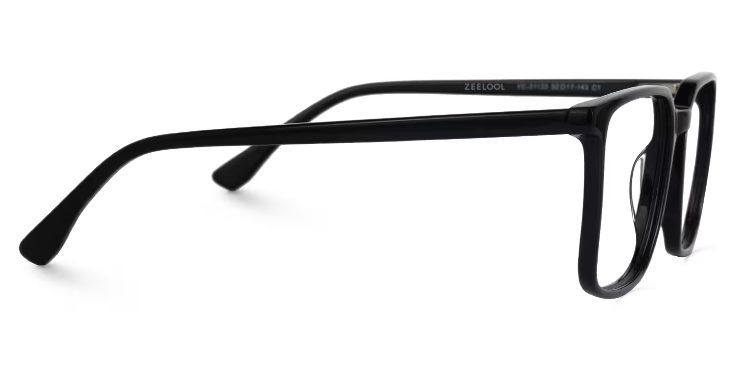 Square Fayrice Black Glasses deals -Zeelool Glasses2