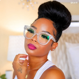 Kahle Cateye Clear Glasses5