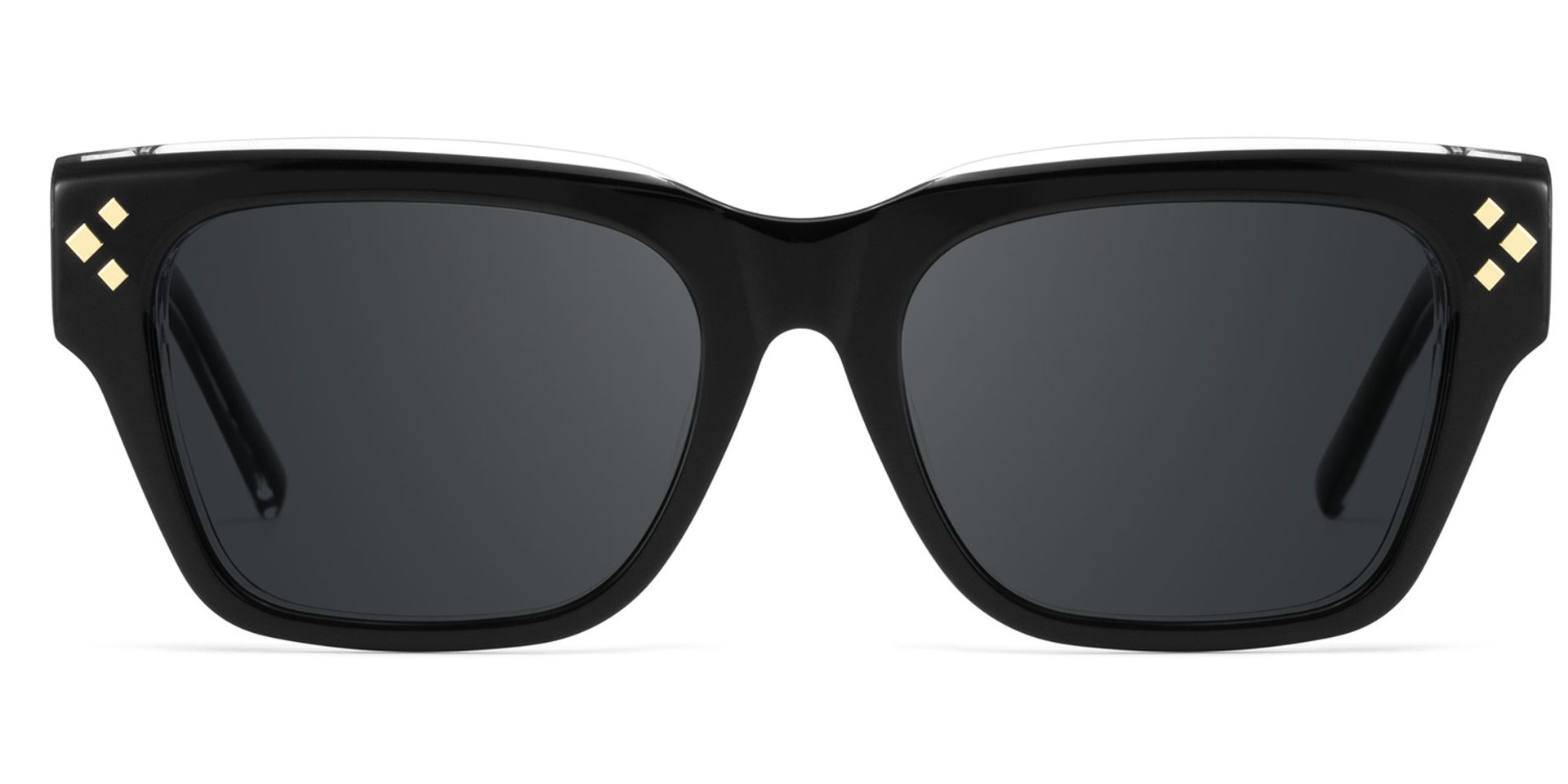 Marlowe Black Rectangle Polarized Sunglasses Online | ZEELOOL Canada0