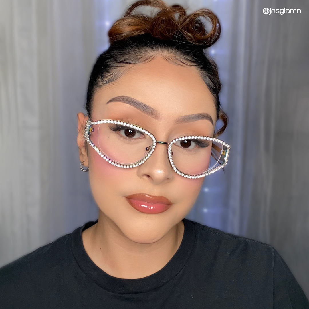 Star Cateye Iridescent Glasses6