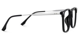 Roxy Rectangle Black Glasses2