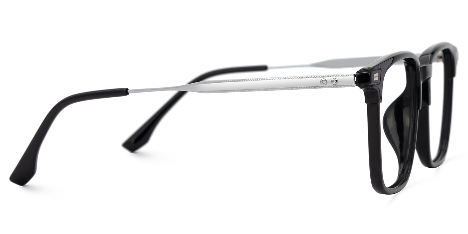 Roxy Rectangle Mixed-Materials Full-Frame Eyeglasses | ZEELOOL Canada2
