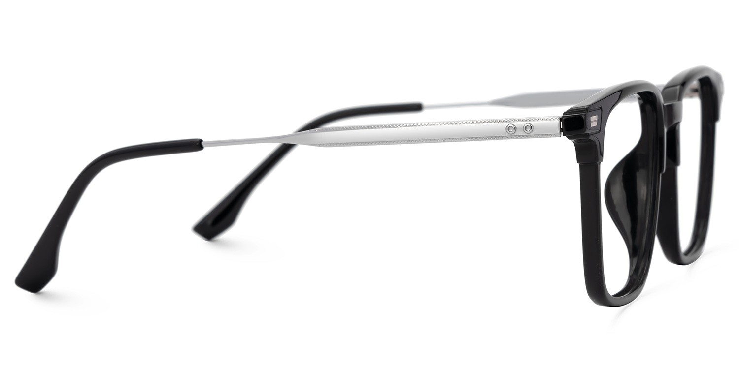 Roxy Rectangle Mixed-Materials Full-Frame Eyeglasses | ZEELOOL Canada2
