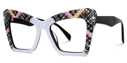 Janira Cateye White Glasses1