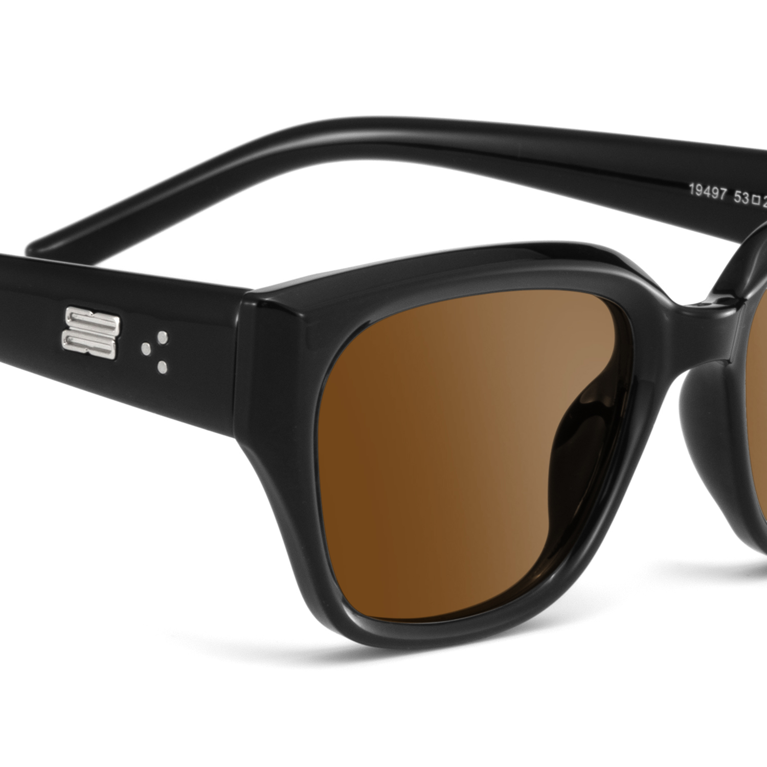 Serene Black Crystal Cat eye Polarized Sunglasses Online | ZEELOOL Canada4