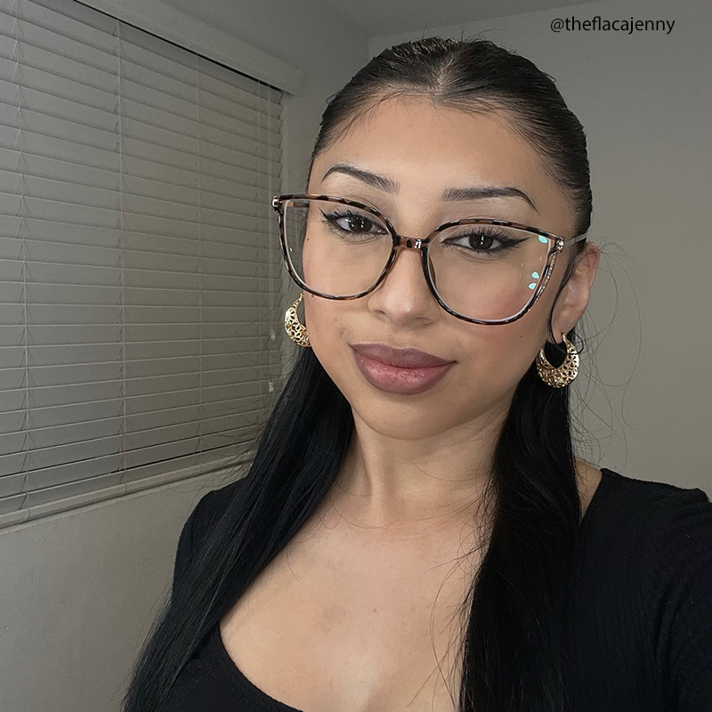 ZEELOOL Rodz Square Thin Tortoise Glasses