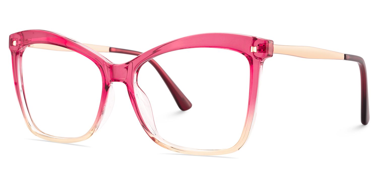 Butterfly Frame With Pink Gradient Brown for Isaebella Glasses | ZEELOOL Canada3
