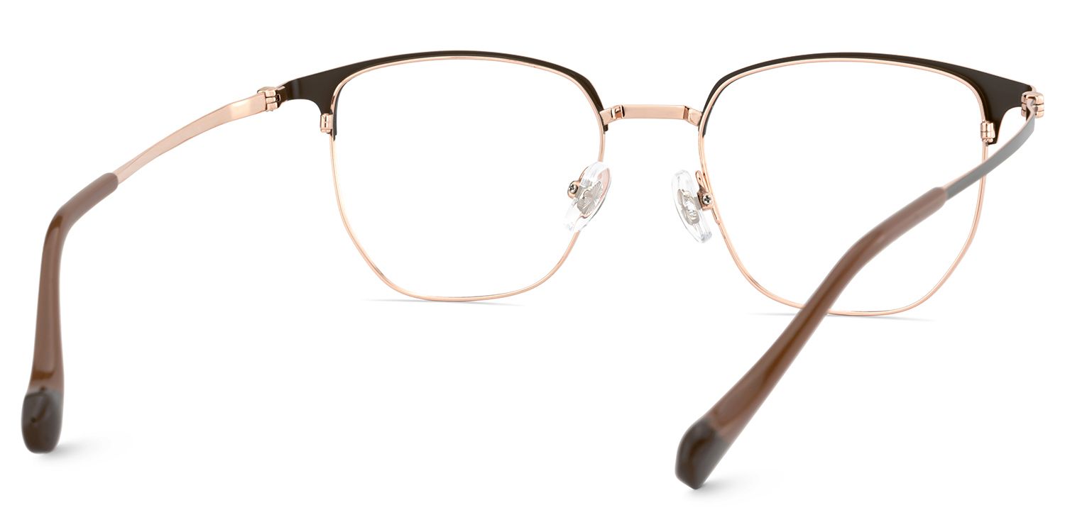 Gray Browline Glasses With High-quality Material5