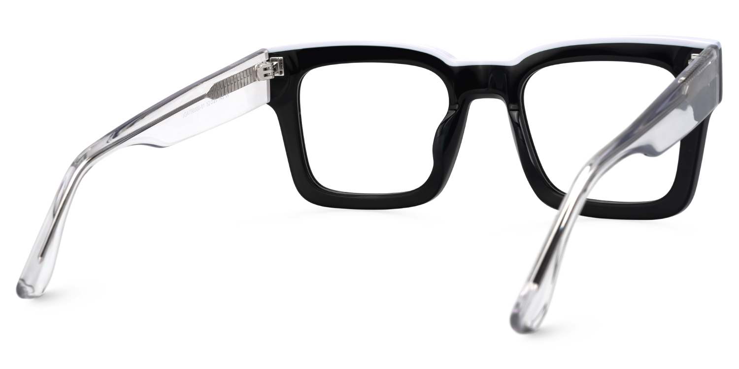 Vorse Square Glasses Black Frame for Men | ZEELOOL Canada3