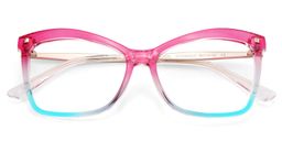 Isaebella Butterfly Pink Blue Glasses1