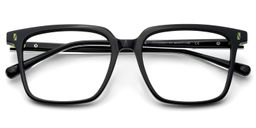 Delaine Rectangle Black Glasses1