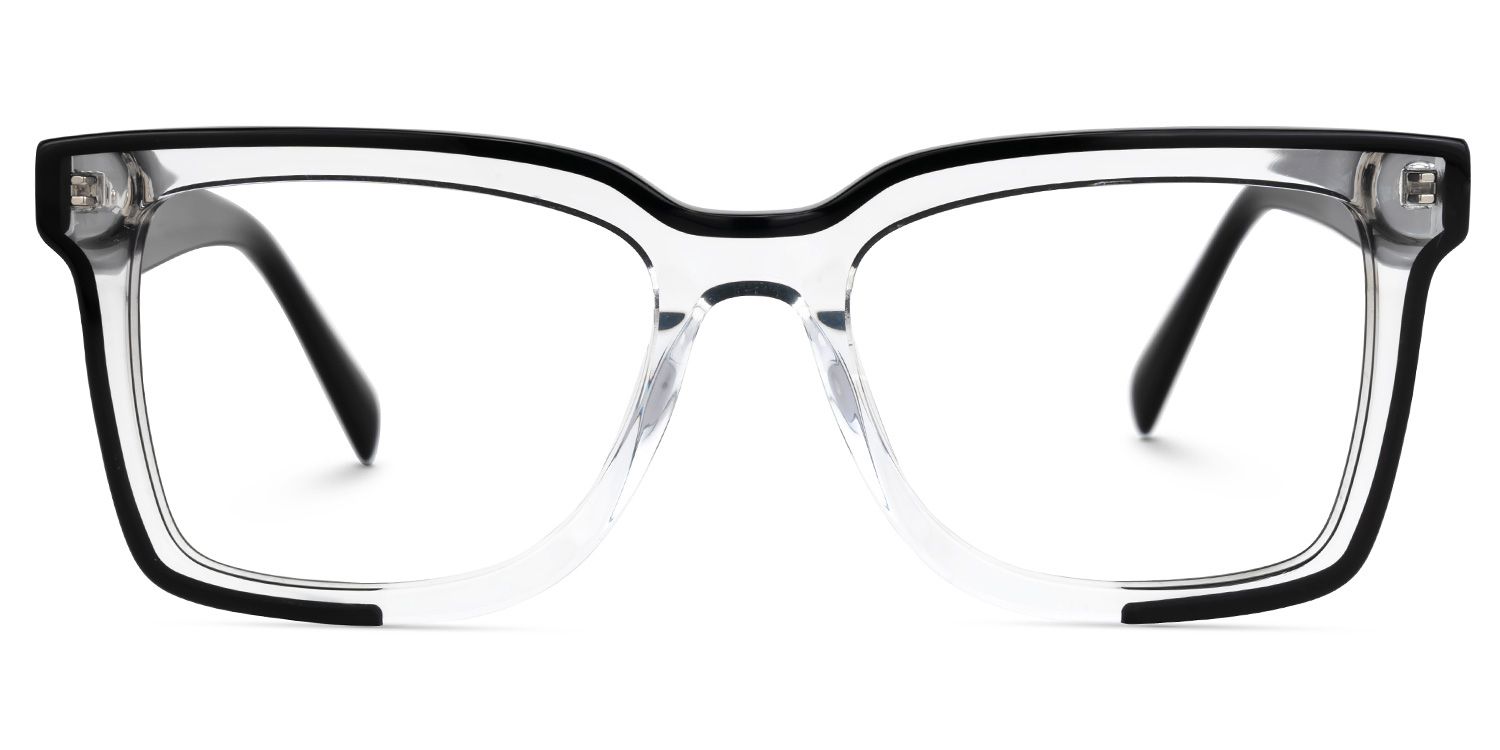 Rectangle Renetta Clear Glasses deals -Zeelool Glasses0
