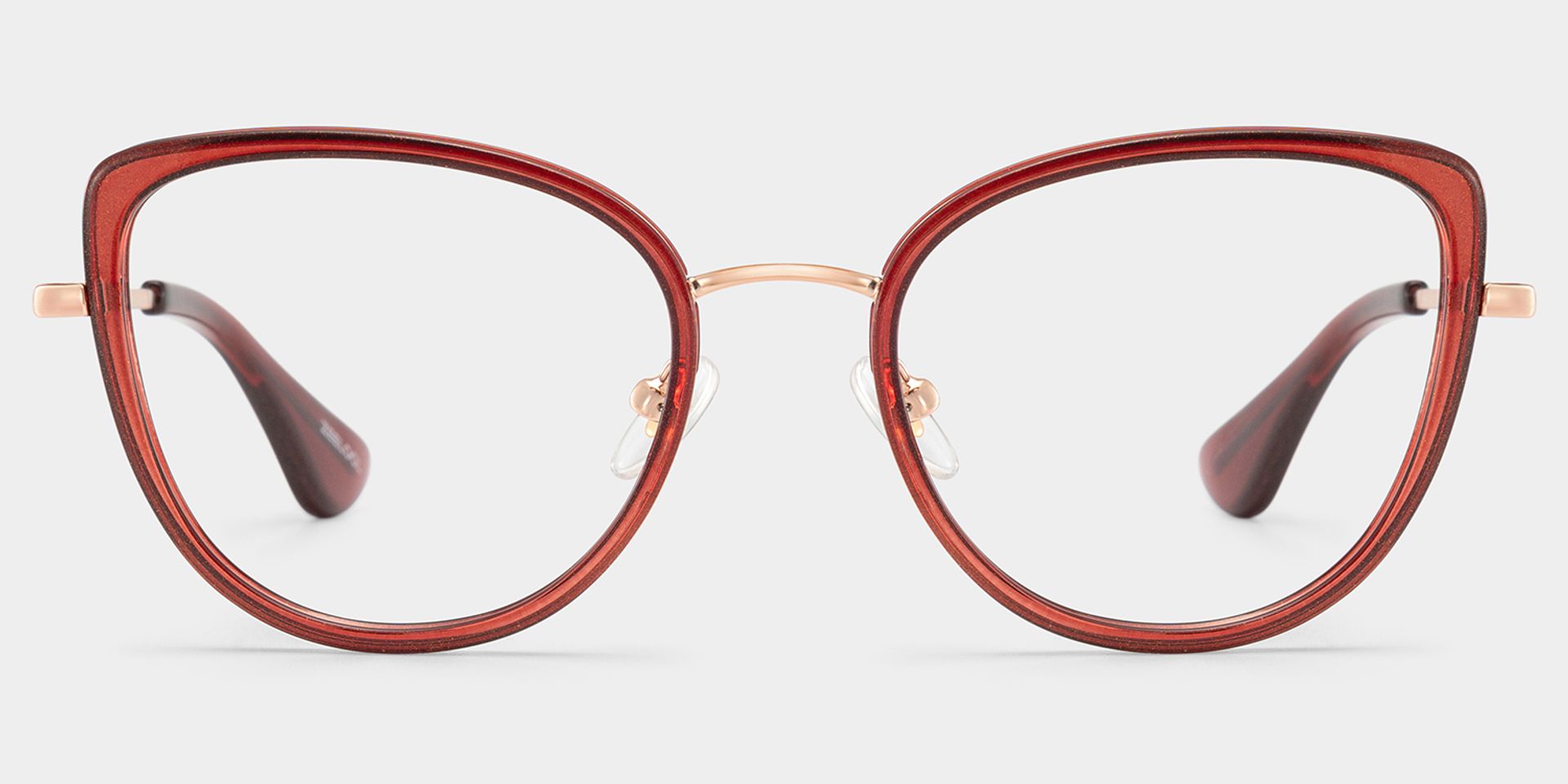 Celine Cat-eye Red Burgundy Eyeglass Frames for Women | ZEELOOL2