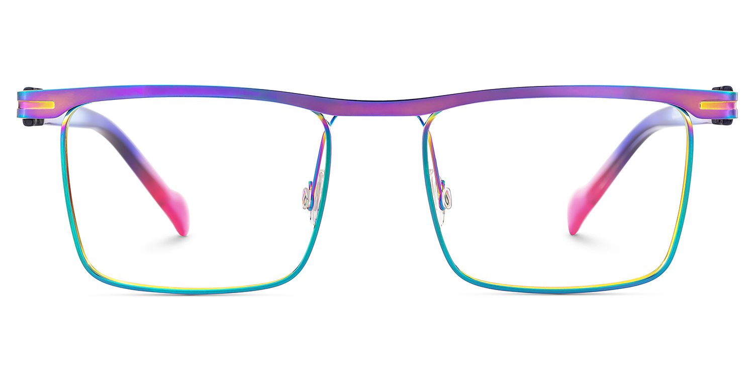 Violet Browline Iridescent Glasses1