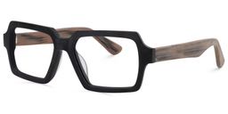 Arthur Black Rectangle Glasses2