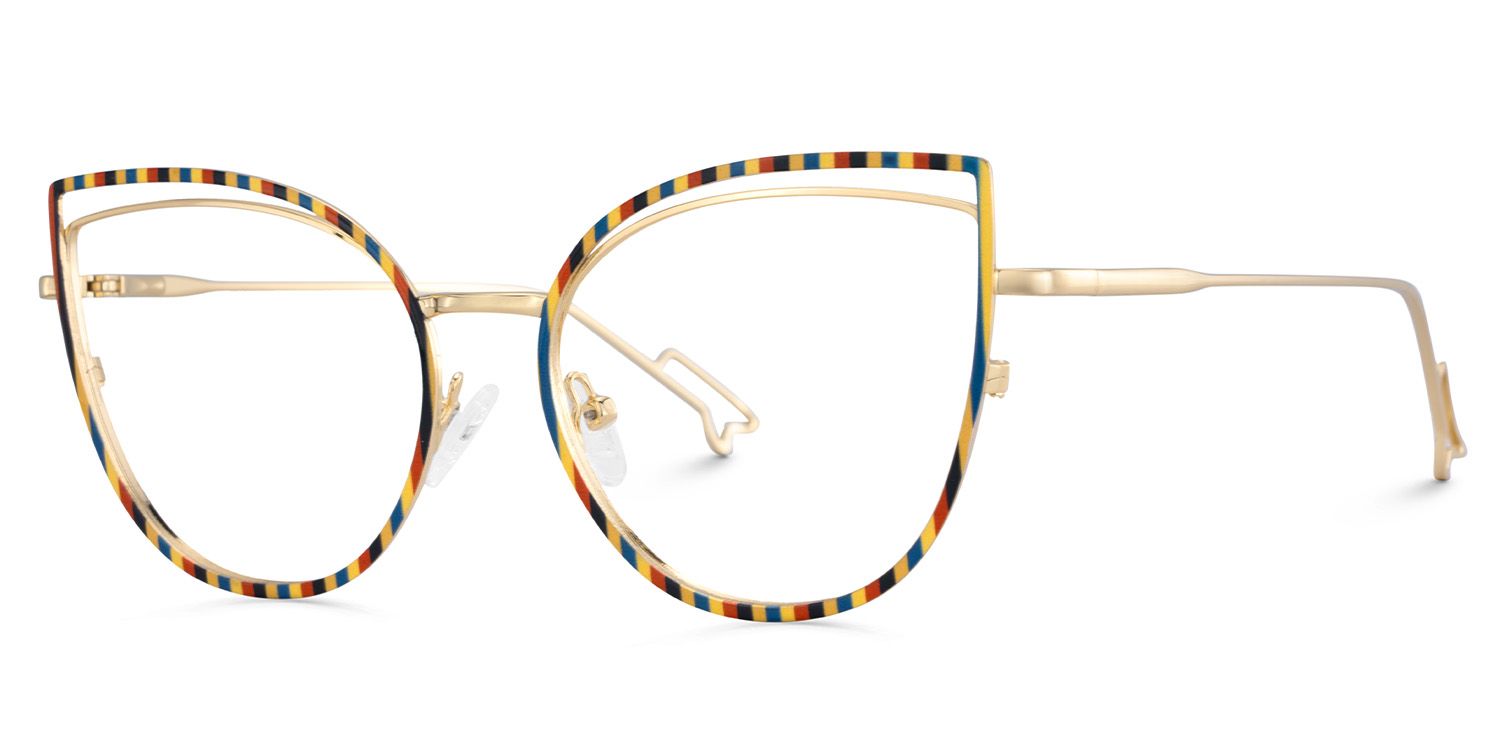 Spivey Cateye Metal Full Frame Eyeglasses | ZEELOOL Canada3