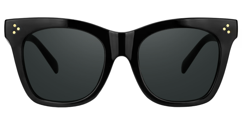 Gordon Rectangle Black Glasses