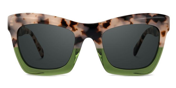 Benitez Two-Tone Square Sunglasses
