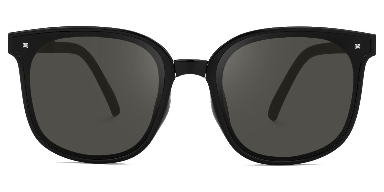 Sulaika TR90 Square Black Sunglasses | ZEELOOL Canada0