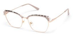 Phoebe Browline Khaki Glasses3
