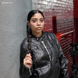 Kayla Geometric Silver Glasses6