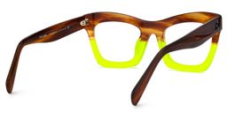 Benitez Square Green Glasses3