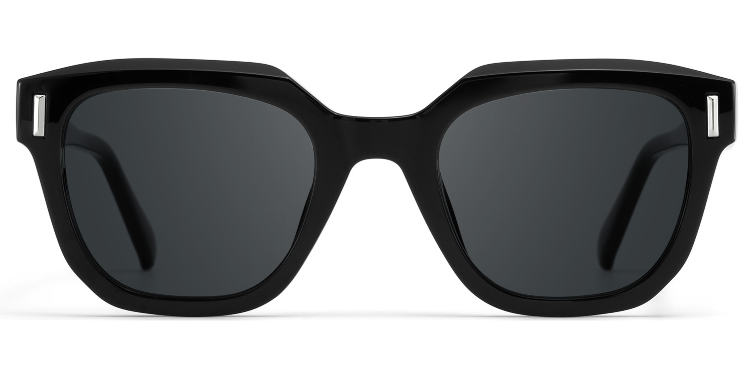 Nia Square Black Sunglasses0