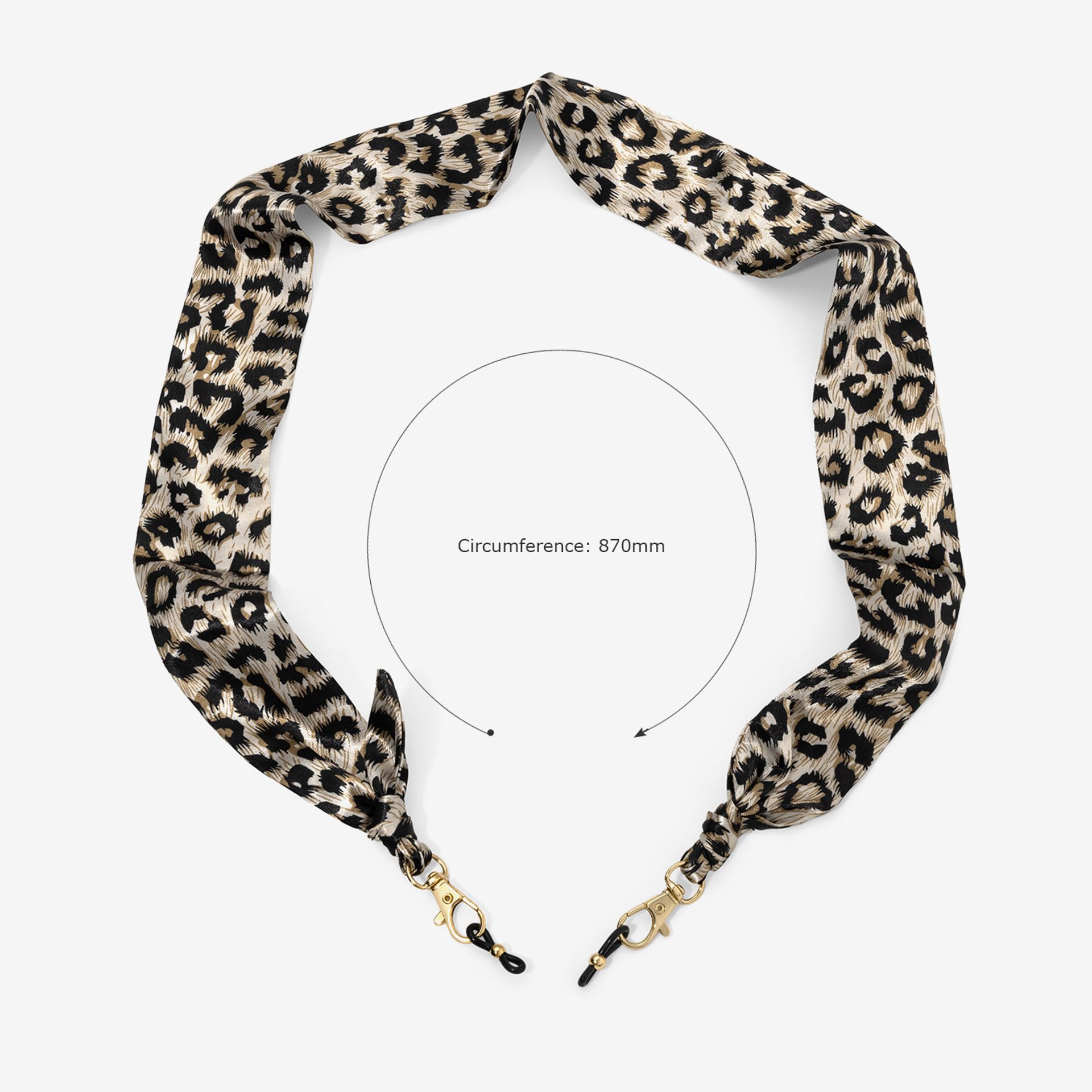 Scarf Chains Accessories For Glasses in White Leopard Color2