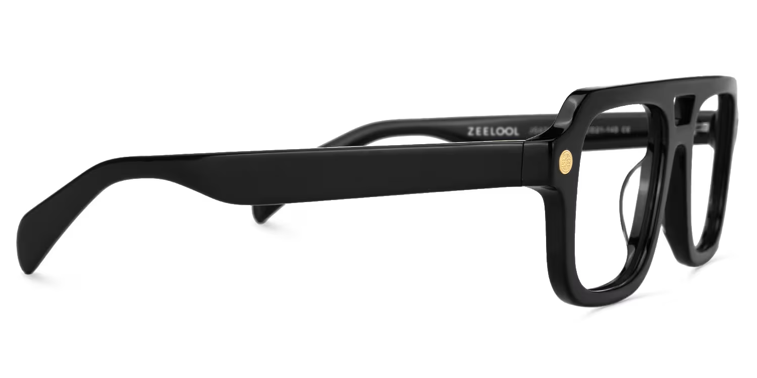 Acetate Ismail Eyeglasses, Ismail Aviator Glasses -Zeelool Glasses2
