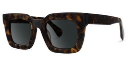 Keisa Square Tortoise Glasses1