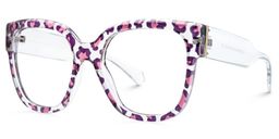 Reineke Square Purple Glasses2
