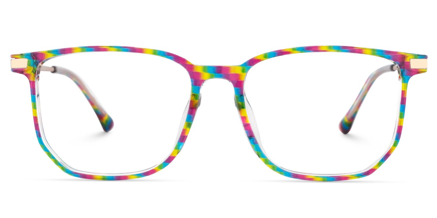 Fezell Multicolor Thin Frame Eyeglasses | ZEELOOL Canada1