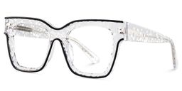 Zerica Square Clear Glasses2