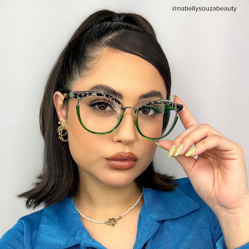 Laraine Cateye Two-Tone Eyeglasses and Glasses Frames4