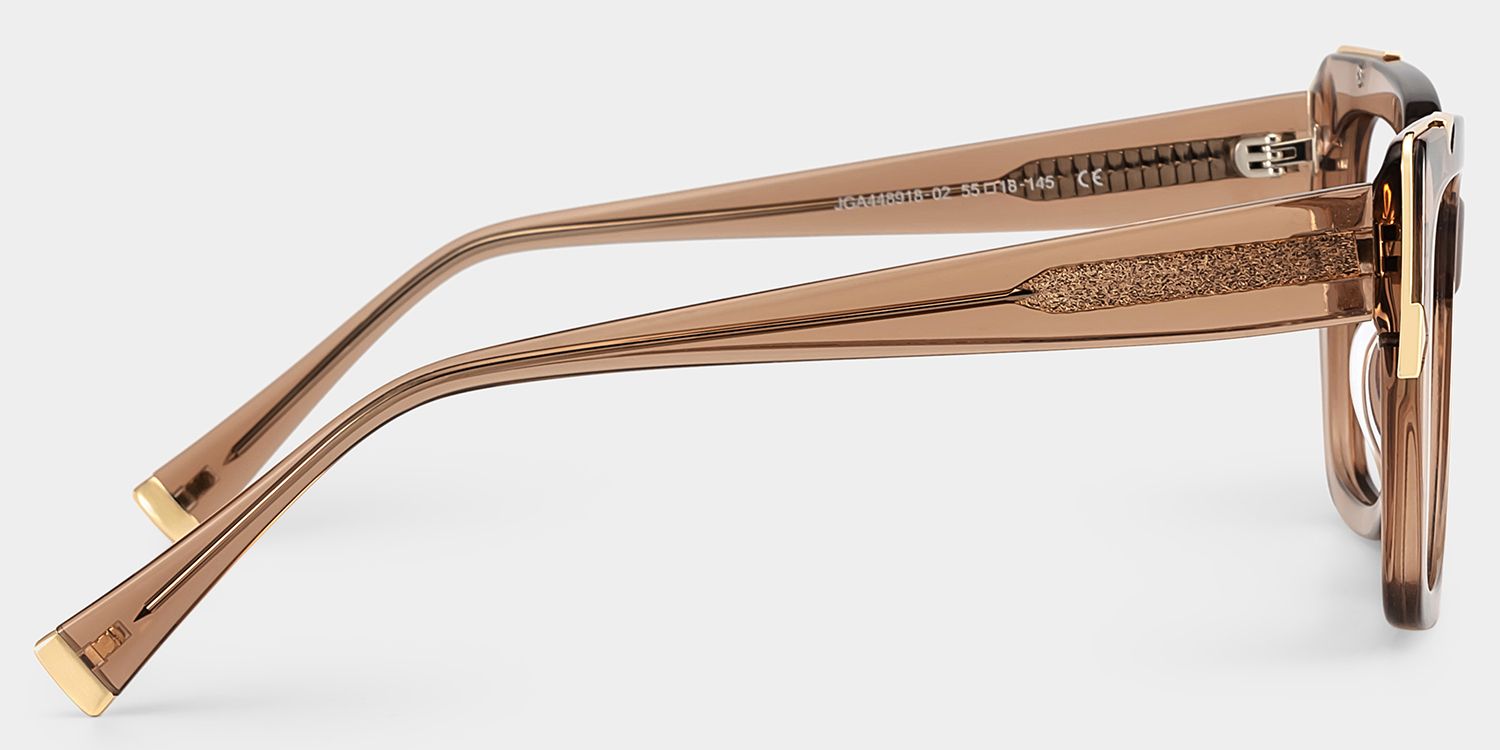 Dax Square Beige Frame Eyeglasses for Women| ZEELOOL4