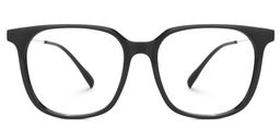 Ameedah Square Black Glasses0