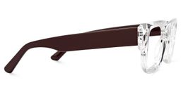 Garza Clear Rectangle Glasses2