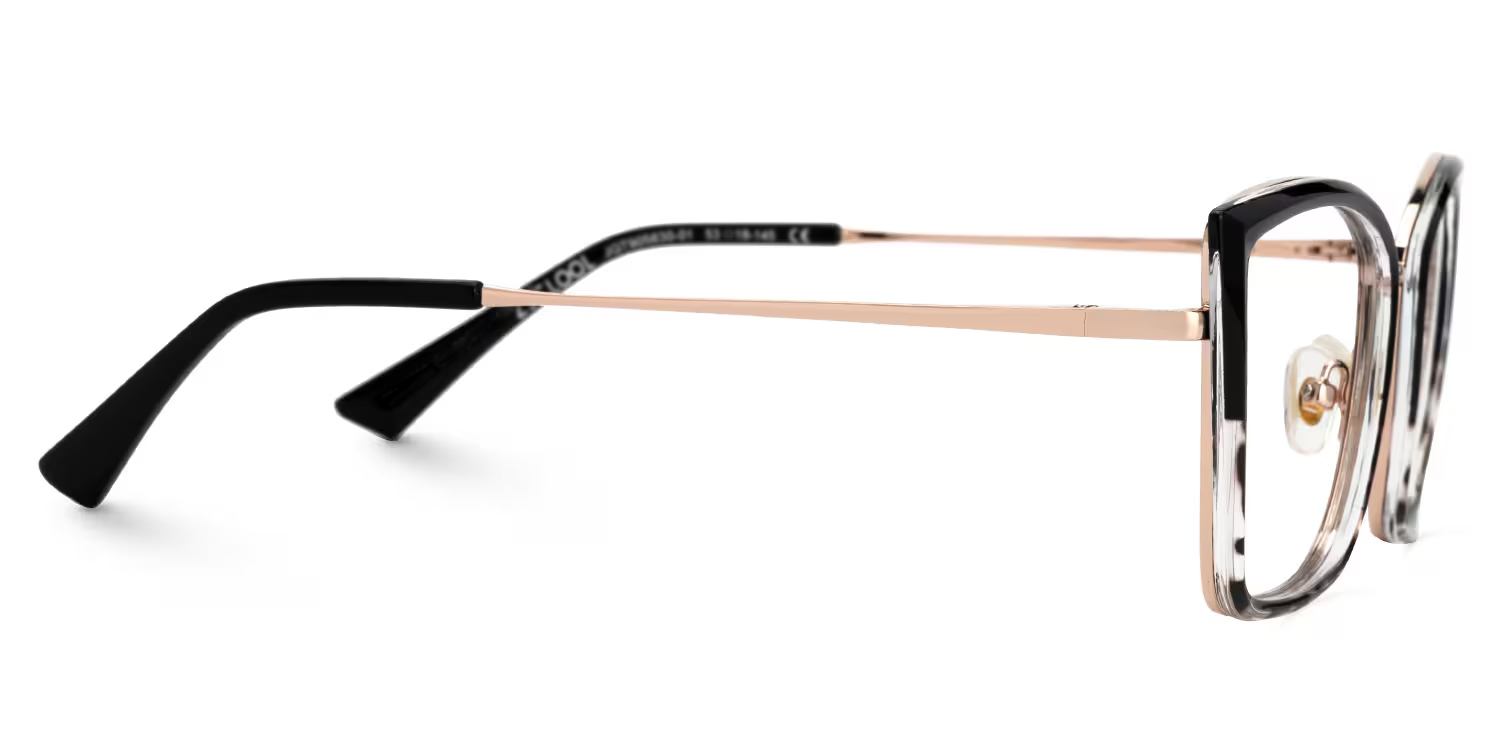 Mariie Butterfly Black Full-Frame Glasses | ZEELOOL Canada2