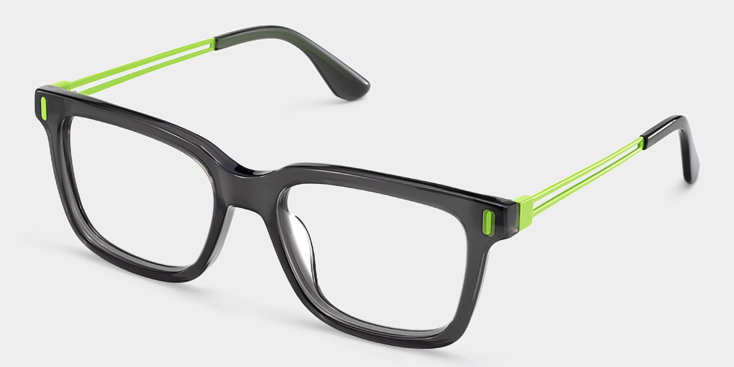 Axel Gray Frame Glasses with Rectangle Frame Online | ZEELOOL Canada4
